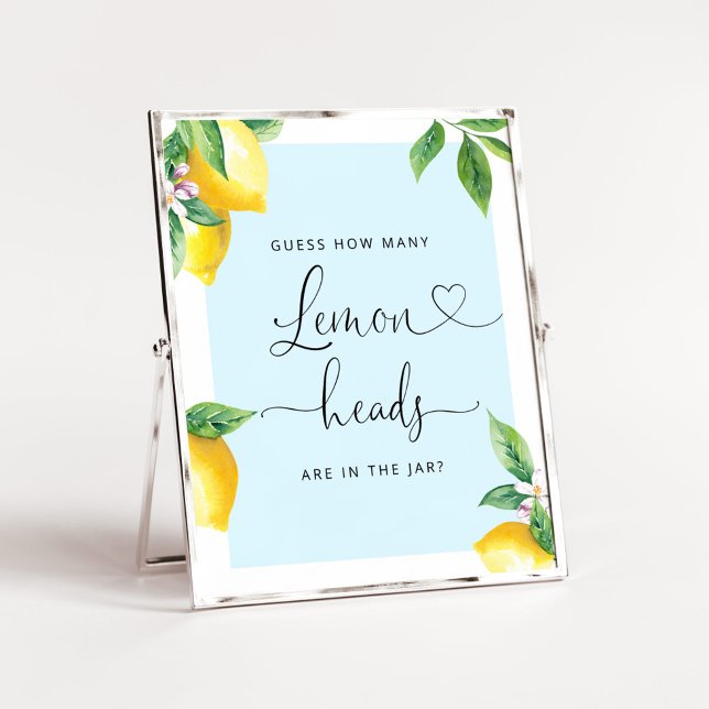 Raten Sie mal, wie viele Zitronenköpfe sich in ein Poster (Von Creator hochgeladen)