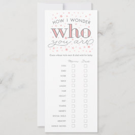 Raten Sie, welche Eigenschaften die Baby Shower Ga