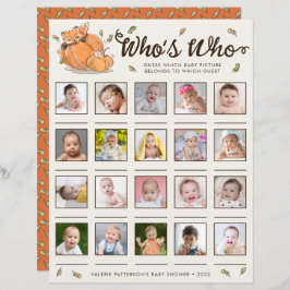Raten Sie, welches Baby Picture Baby Shower Game d