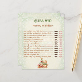 Raten Sie, wer Mommy Daddy Classic Baby Shower Gam