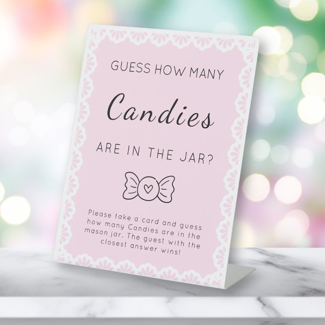 Raten Sie, wie viele Spiel Cielito Lindo Pink Baby Sockelschild (Von Creator hochgeladen)