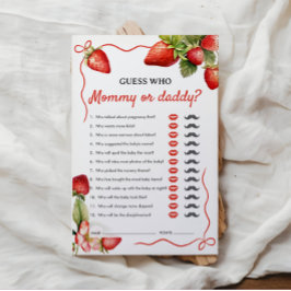 Ratess Wer | Mommy oder Daddy | Baby Shower Game