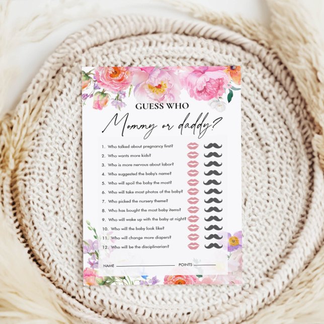 Ratess Wer | Mommy oder Daddy | Baby Shower Game (Von Creator hochgeladen)