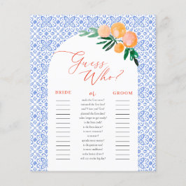 Ratess Wer Orange Spritz Brautparty Game