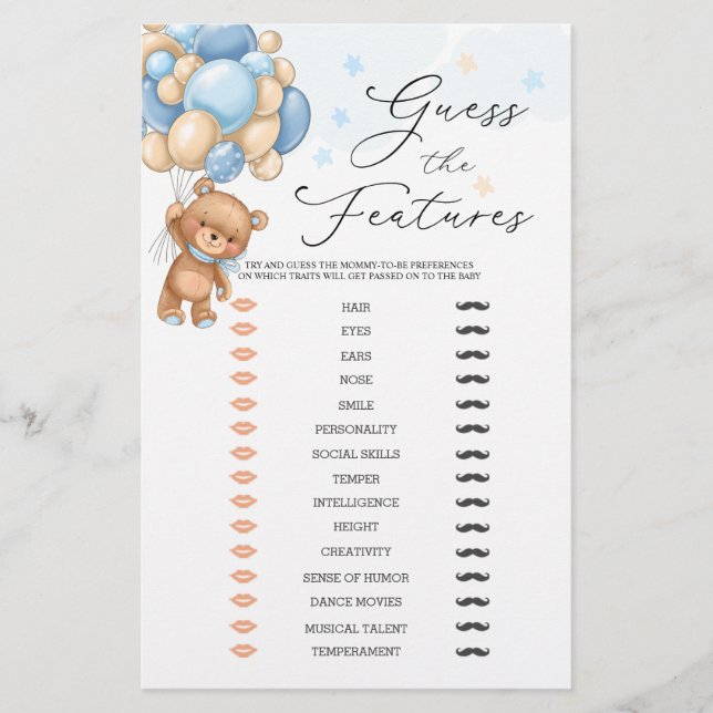 Ratet mal, das Baby verfügt über ein Baby-Duschspi (Vorderseite)