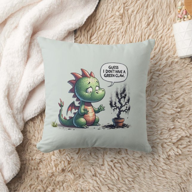 Ratet mal, ich habe keine grüne Klaue - Niedlicher Kissen (Decke)