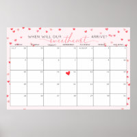 Ratet mal, wann die Kleine Sweetheart Baby Dusche 