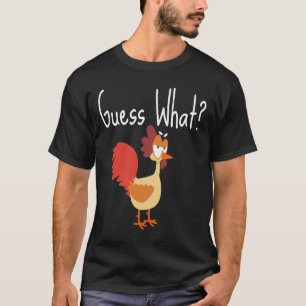 Ratet mal, was Chicken Hintern Chicken Game T T-Shirt