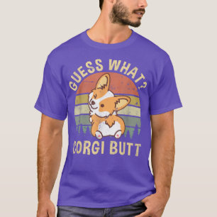 Ratet mal, was Corgi Hintern Funny Corgi Dog Gesch T-Shirt