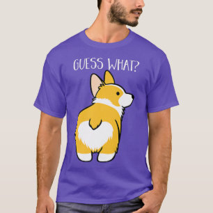 Ratet mal, was Corgi Hintern Funny Dog Lover Pet G T-Shirt