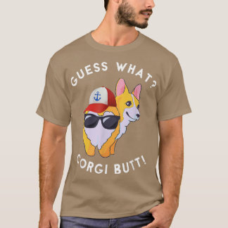 Ratet mal, was Corgi Hintern Funny Dog Lover T-Shirt