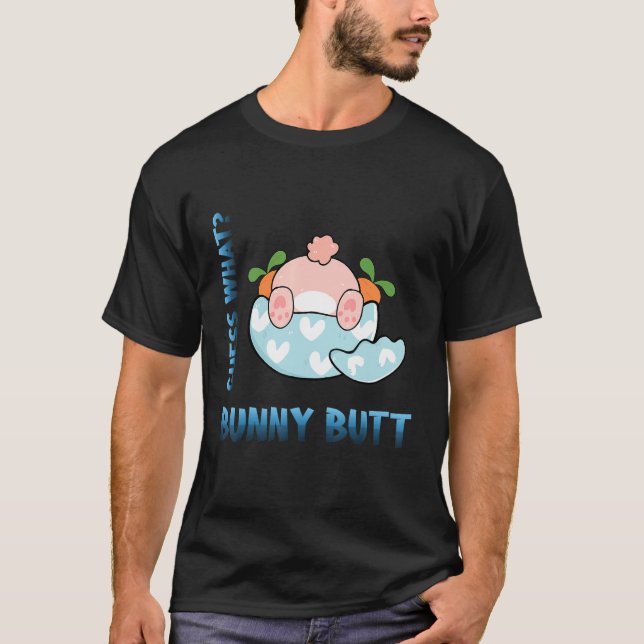 Ratet mal, was der sonnige Hintern Rabbit Sarcasti T-Shirt (Vorderseite)