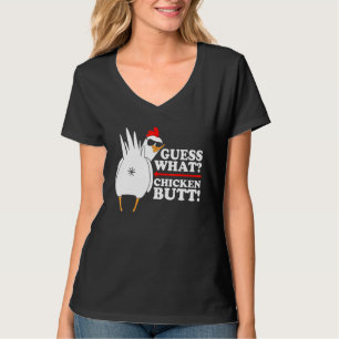 Ratet mal, was für ein Hühnchen-Hintern! Funny T-Shirt