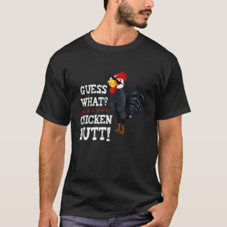 Ratet mal, was Hühnchen-Hintern mit Hühnerdesign t T-Shirt