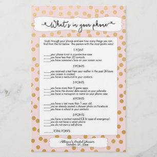 Ratet mal wer + Handyspiele, rot Gold Bridal 3984 Flyer