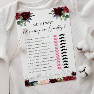 Ratet mal wer, Mama oder Papa, Boho Baby Showspiel