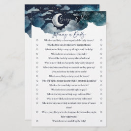 Ratet mal, wer Mama oder Papa die Duschspielkarte 