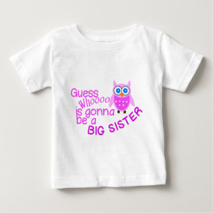 Ratet mal, wer wird eine große Schwester sein? Baby T-shirt