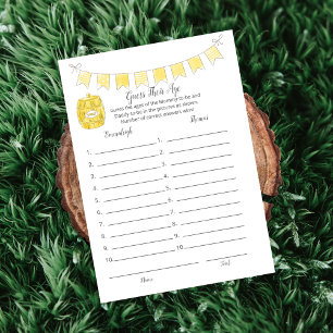 Ratet mal, wie ihre Altersspielerkarte Teddy-Bären Programm