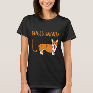 Ratet, was Corgi Hintern Corgi Eigentümer Hund T-Shirt