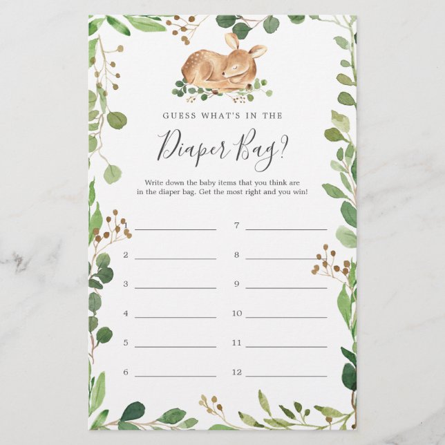 Ratet, was in der Windelbeutel ist (Vorderseite)