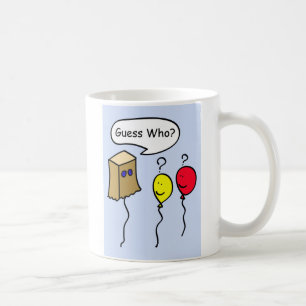 Ratet, wer, Ballon Leute Geheimnis Pal Kaffee Tass Tasse