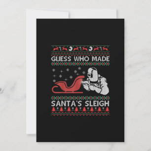 Ratet, wer den Schlitten des Weihnachtsmannes gema Ankündigung