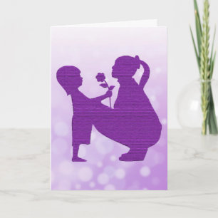 Ratet, wer eine Tante-Card werden wird Karte