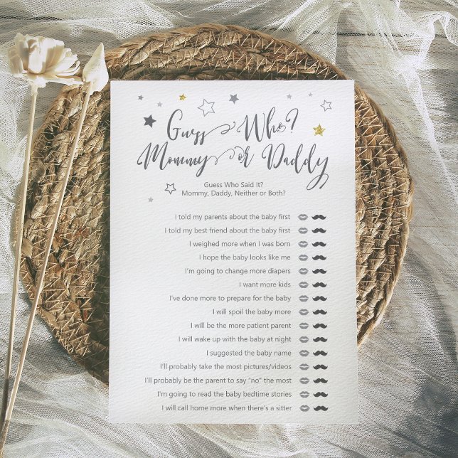 Ratet, wer Mami Daddy Gender Neutral Shower Game (Von Creator hochgeladen)