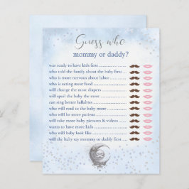 Ratet, wer Mommy Daddy Blue Moon Baby Showspiel