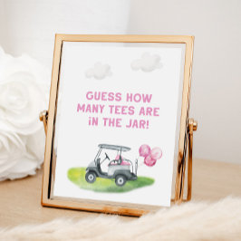 Ratet wie viele T-Shirts Golf Sign Poster