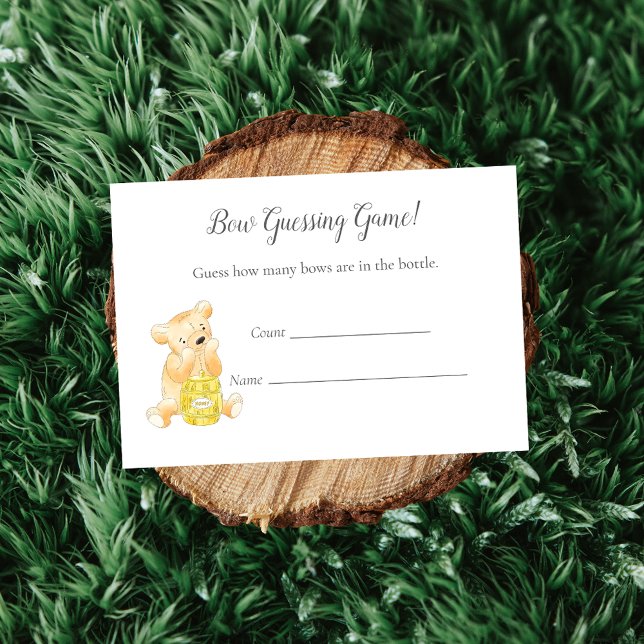 Ratgeber Graf Game Boy Teddy Bear und Biene Begleitkarte (Von Creator hochgeladen)