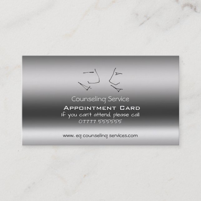 Ratgeberin, Gesprächspartner: Personalausweis Visitenkarte (Vorderseite)