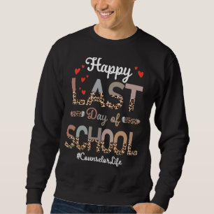 Ratgeberin Glückwunsch letzten Schultag Leopard Sweatshirt