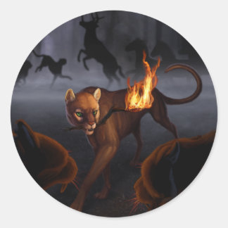 Ratha-Kreatur Runder Aufkleber