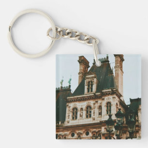 Rathaus, 4. Arrondissement, Paris - Frankreich Schlüsselanhänger