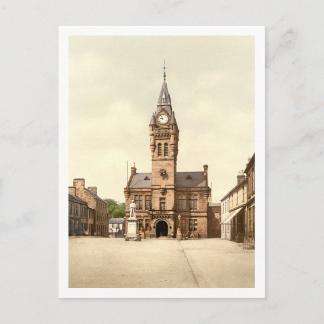 Rathaus, Annan, Dumfries and Galloway, Schottland Postkarte (Vorderseite)
