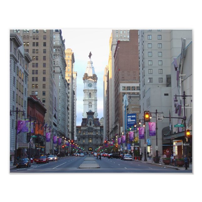 Rathaus, Avenue of the Arts, Phila, PA Fotodruck (Vorne)