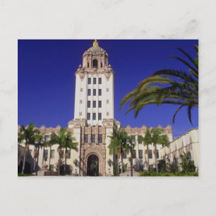 Rathaus, Beverly Hills, Kalifornien, USA Postkarte