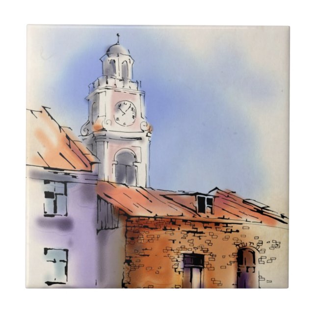 Rathaus Fliese (Vorderseite)