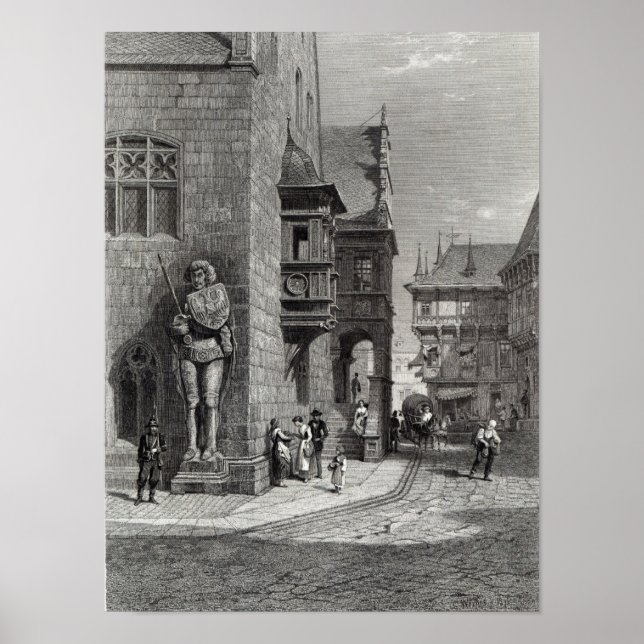 Rathaus, Halberstadt Poster (Vorne)