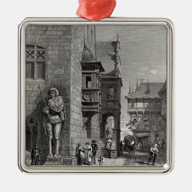 Rathaus, Halberstadt Silbernes Ornament (Vorne)