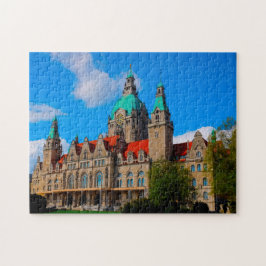Rathaus Hannover Deutschland. Puzzle