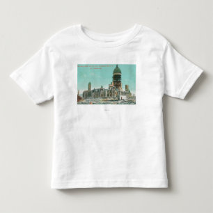 Rathaus im Ruine-nach 1906 Feuer Kleinkind T-shirt