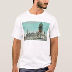 Rathaus im Ruine-nach 1906 Feuer T-Shirt