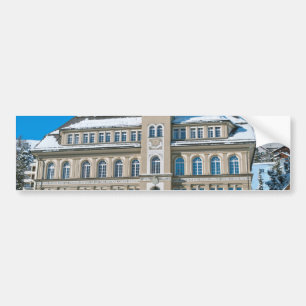 Rathaus in St Moritz Autoaufkleber