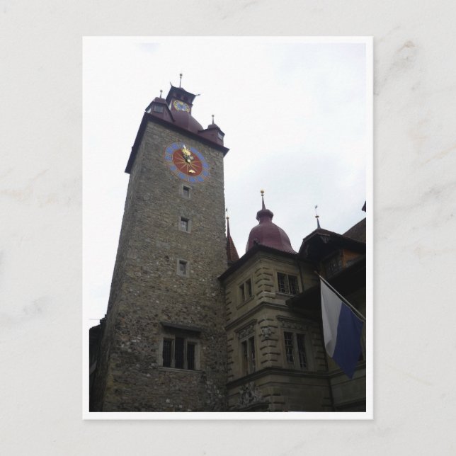 Rathaus Luzern Postkarte (Vorderseite)