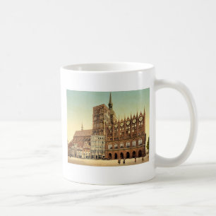 Rathaus und St. Nikolai-Kirche, Stralsund, Pommern Kaffeetasse