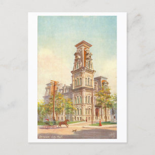 Rathaus von Ottawa Vintage Postkarte