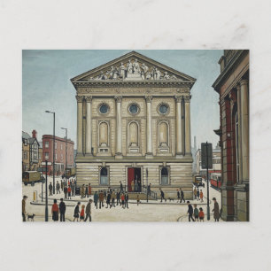 Rathaus von Todmorden im Lowry-Stil Postkarte